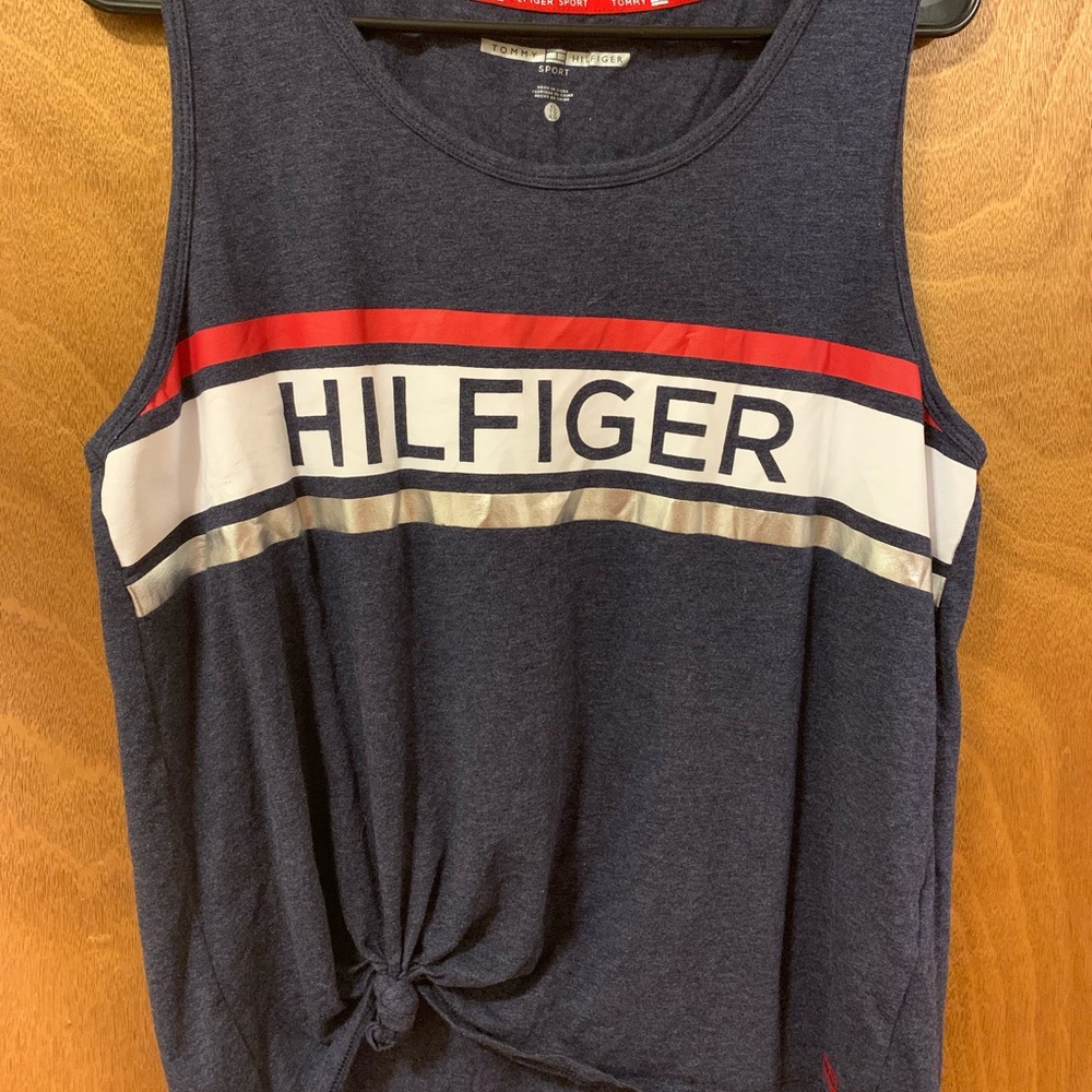 Tommy Hilfiger tie-front tank